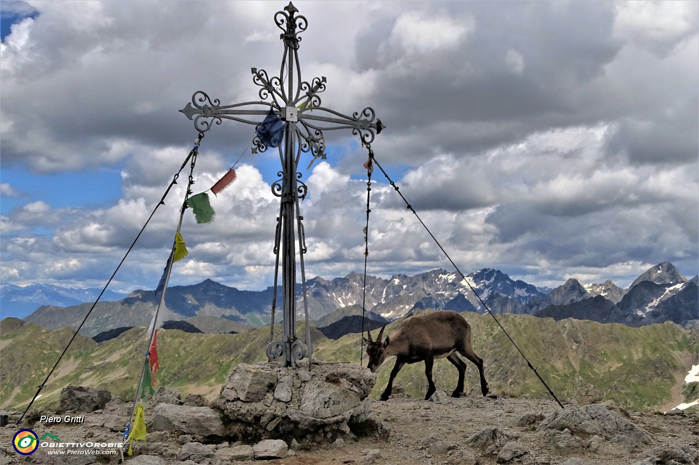 02 In vetta al Corno Stella (2620 m) non sono solo ! .JPG